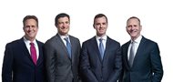 Personal-injury attorneys (from left to right) Brad N. Pollock, Gerald Bekkerman, Sean P. Murray and Marc A. Taxman joined to form a new firm earlier this month. 
