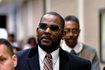 R. Kelly leaves the Daley Center after a hearing in his child support case May 8, 2019. A federal appeals court on Friday upheld the singer’s sex-crime conviction and 20-year sentence in his Chicago case.